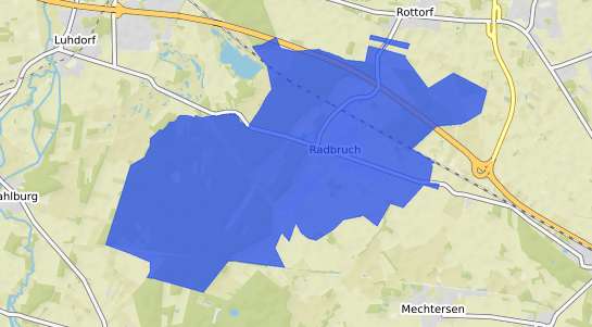 Bodenrichtwertkarte Radbruch