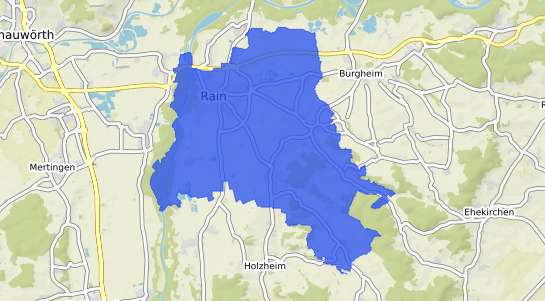 Bodenrichtwertkarte Rain Niederbayern