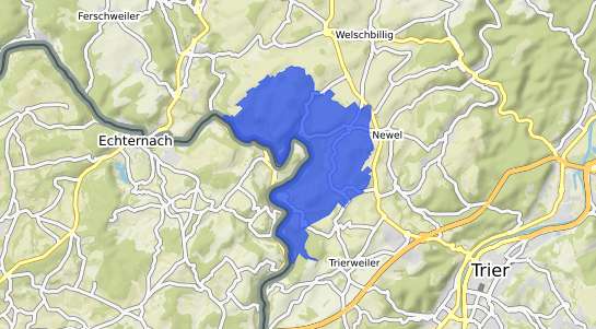 Bodenrichtwertkarte Ralingen a.d. Sauer