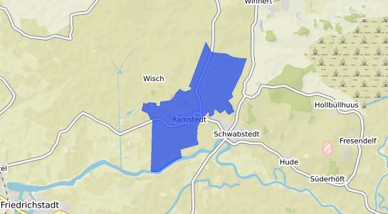 Bodenrichtwertkarte Ramstedt Nordfriesland