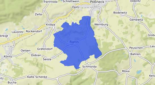 Bodenrichtwertkarte Ranis
