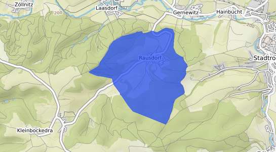 Bodenrichtwertkarte Rausdorf b. Stadtroda