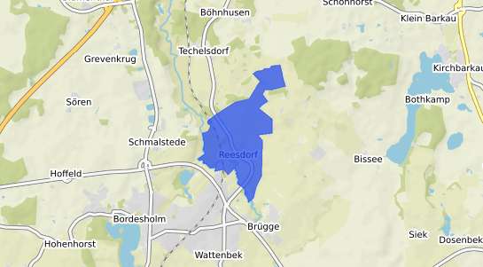 Bodenrichtwertkarte Reesdorf b. Burg b. Magdeburg