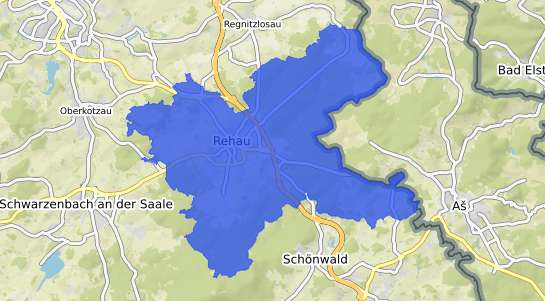 Bodenrichtwertkarte Rehau Oberfranken