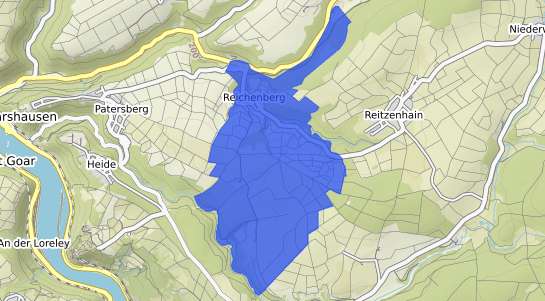 Bodenrichtwertkarte Reichenberg Rhein Lahn Kreis Rhein-Lahn-Kreis