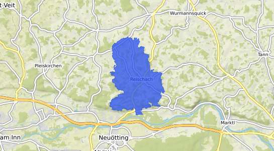 Bodenrichtwertkarte Reischach Kr. Altoetting