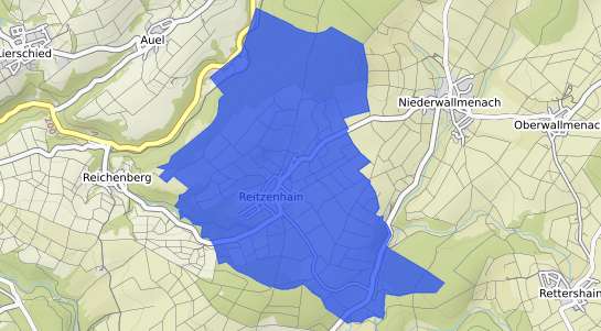 Bodenrichtwertkarte Reitzenhain Taunus