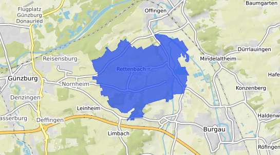 Bodenrichtwertkarte Rettenbach Kr. Guenzburg