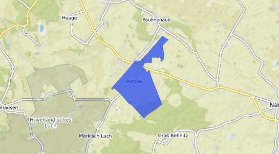 Bodenrichtwertkarte Retzow b. Luebz