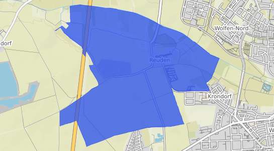 Bodenrichtwertkarte Reuden /Anhalt