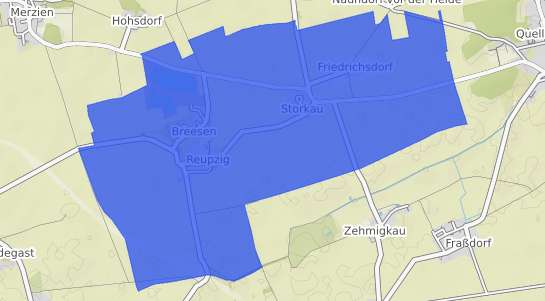 Bodenrichtwertkarte Reupzig