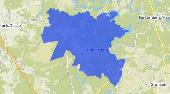 Bodenrichtwertkarte Rheinsberg