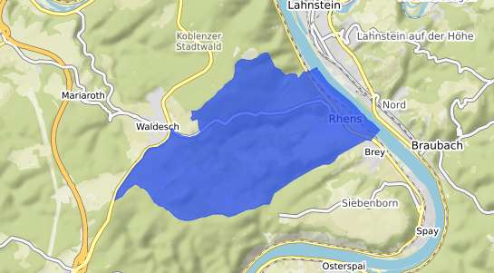 Bodenrichtwertkarte Rhens