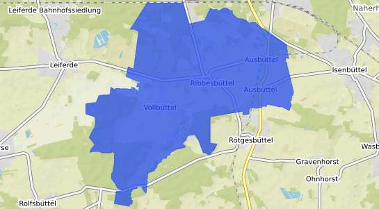 Bodenrichtwertkarte Ribbesbüttel