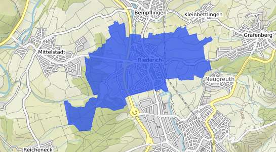 Bodenrichtwertkarte Riederich