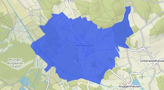 Bodenrichtwertkarte Riedhausen Wuerttemberg