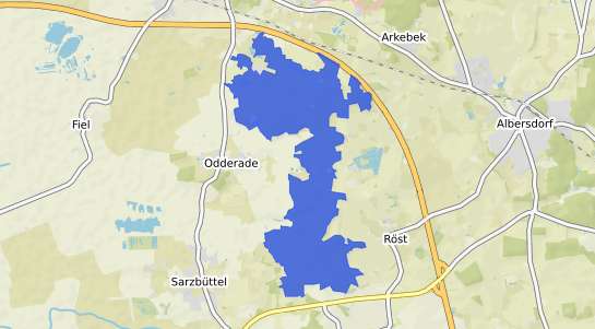 Bodenrichtwertkarte Riesewohld Gem. Odderade