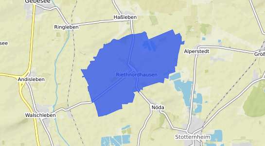 Bodenrichtwertkarte Riethnordhausen Thueringen