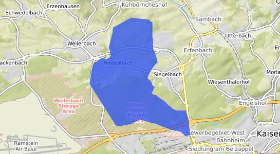 Bodenrichtwertkarte Rodenbach Kr. Kaiserslautern