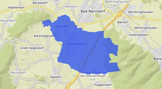 Bodenrichtwertkarte Rodenberg b. Grevesmuehlen