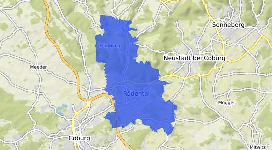 Bodenrichtwertkarte R&ouml;dental