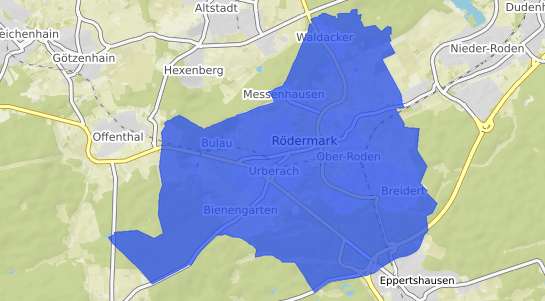 Bodenrichtwertkarte Rödermark