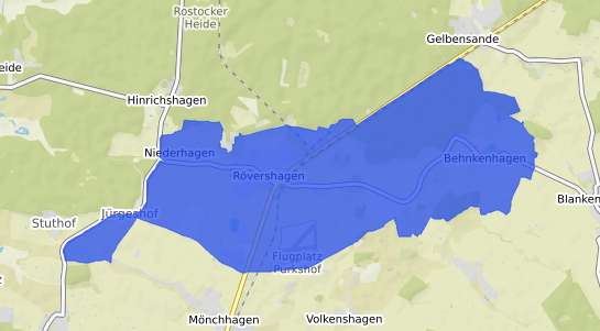 Bodenrichtwertkarte R&ouml;vershagen