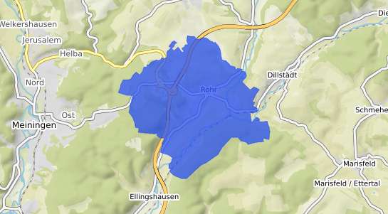 Bodenrichtwertkarte Rohr Mittelfranken