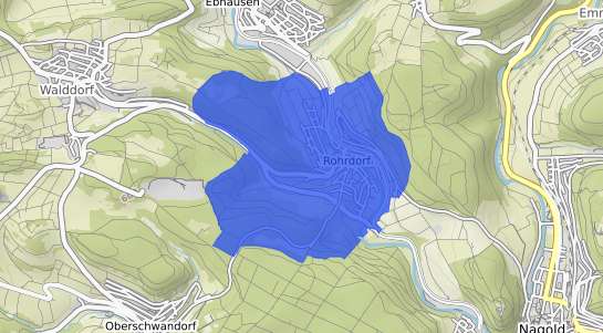 Bodenrichtwertkarte Rohrdorf Kr. Rosenheim, Oberbayern