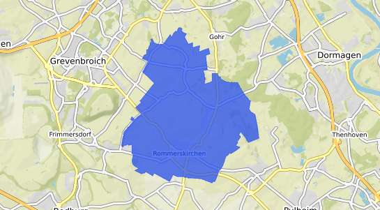 Bodenrichtwertkarte Rommerskirchen