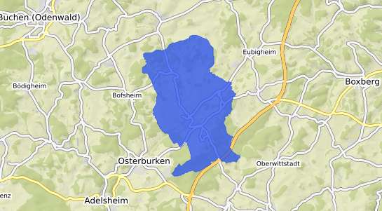 Bodenrichtwertkarte Rosenberg Wuerttemberg