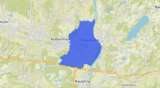 Bodenrichtwertkarte Rosenheim Oberbayern