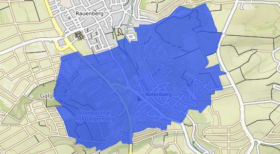 Bodenrichtwertkarte Rotenberg Jagdhaus