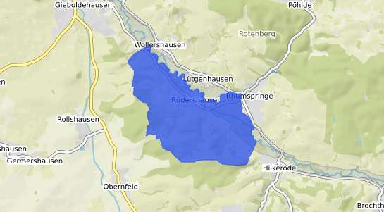 Bodenrichtwertkarte Ruedershausen Eichsfeld