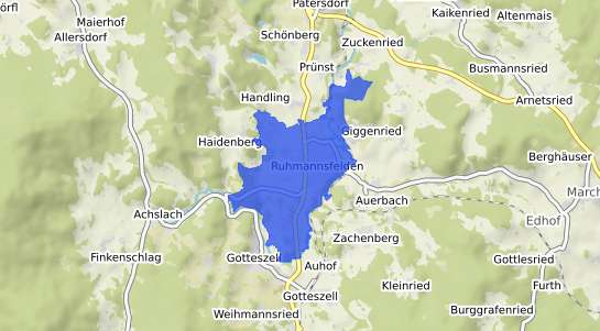 Bodenrichtwertkarte Ruhmannsfelden