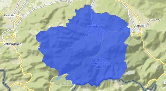 Bodenrichtwertkarte Ruhpolding