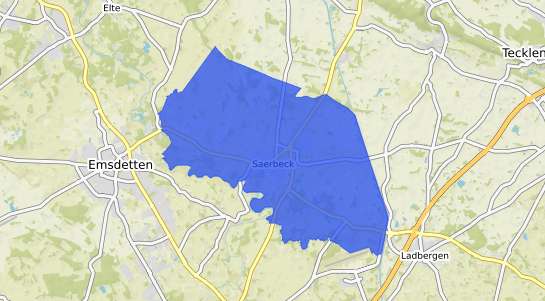 Bodenrichtwertkarte Saerbeck