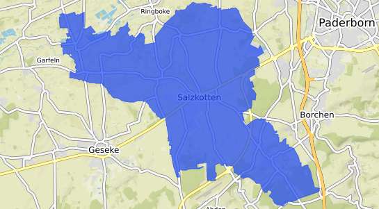 Bodenrichtwertkarte Salzkotten