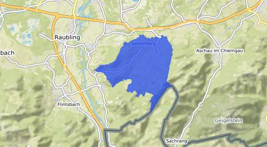 Bodenrichtwertkarte Samerberg