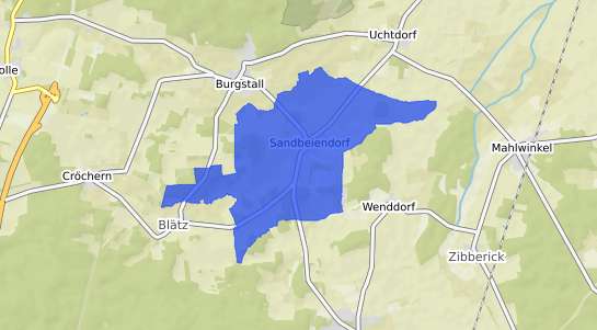 Bodenrichtwertkarte Sandbeiendorf
