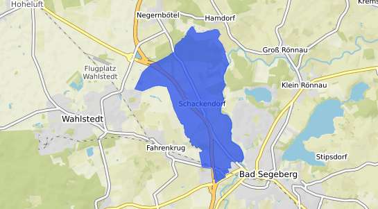 Bodenrichtwertkarte Schackendorf b. Bad Segeberg