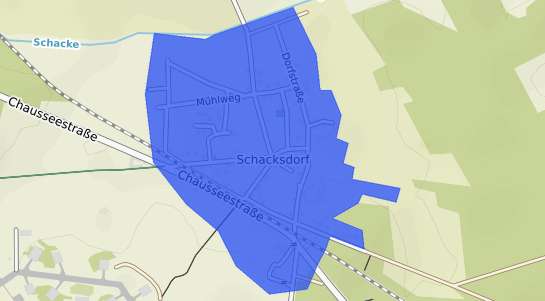 Bodenrichtwertkarte Schacksdorf