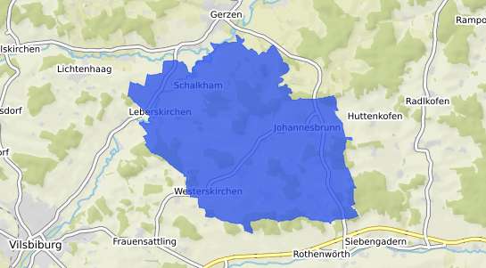 Bodenrichtwertkarte Schalkham b. Gerzen, Vils