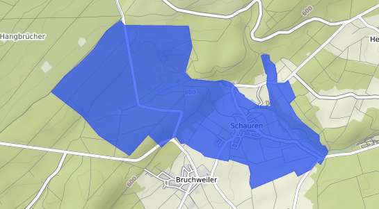 Bodenrichtwertkarte Schauren b. Blankenrath