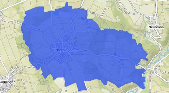 Bodenrichtwertkarte Schechingen