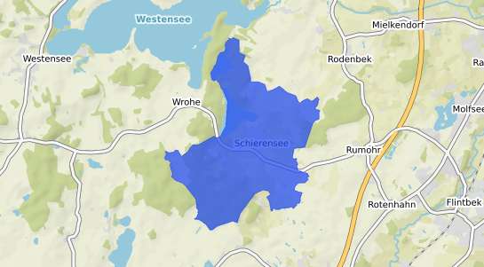 Bodenrichtwertkarte Schierensee Holstein