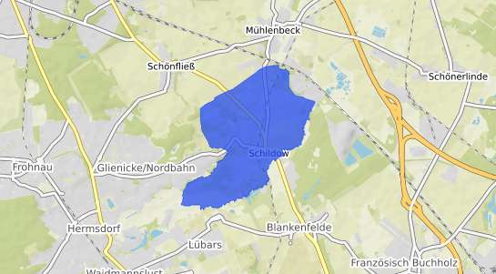 Bodenrichtwertkarte Schildow