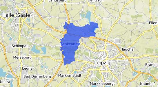 Bodenrichtwertkarte Schkeuditz