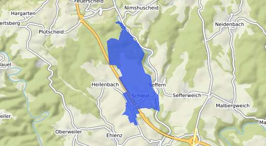 Bodenrichtwertkarte Schleid b. Bitburg