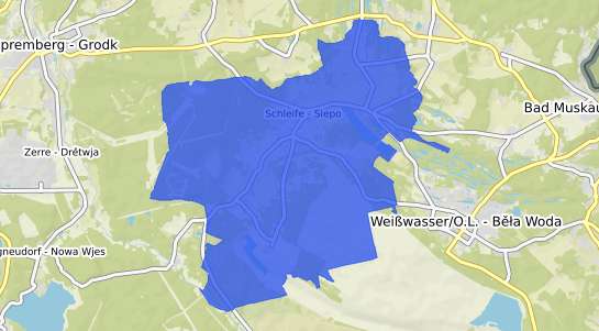 Bodenrichtwertkarte Schleife Oberlausitz